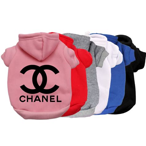 chanel dog hoodie